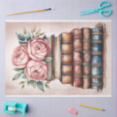 Papier Mousseline Boîtes d'aquarelle et découpage Rose (Artisanat)