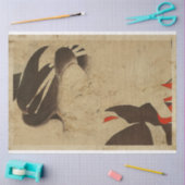 Papier Mousseline Boîtier pour femmes japonaises anciennes Imprimer  (Artisanat)