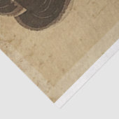 Papier Mousseline Boîtier pour femmes japonaises anciennes Imprimer  (Détail)