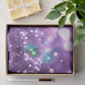 Papier Mousseline Bokeh Faux violet Parties scintillant et étoiles b (Cadeau)