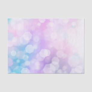 Papier Mousseline Bokeh glamoureux bleu et violet