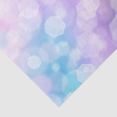 Papier Mousseline Bokeh glamoureux bleu et violet (Détail)