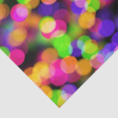 Papier Mousseline Bokeh multicolore (Détail)