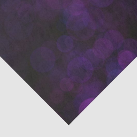 Papier Mousseline Bokeh noir et violet  (Détail)