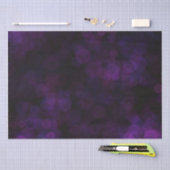 Papier Mousseline Bokeh noir et violet  (Artisanat)