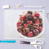Papier Mousseline bol de cerises (Artisanat)