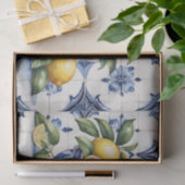 Papier Mousseline Bol de la côte amalfitaine des citrons (Cadeau)