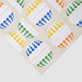 Papier Mousseline Bol de mélange vintage avec Pois (Détail)