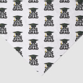 Papier Mousseline Bold Class of 2026 Graduation (Détail)