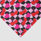 Papier Mousseline Bombe cerise (Détail)