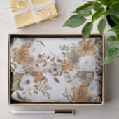 Papier Mousseline Bon Anniversaire Pastel Floral Botanical Arrangeme (Cadeau)