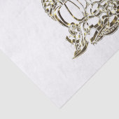 Papier Mousseline Bon thanksgiving Élégant Golden Cornucopia (Détail)