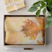Papier Mousseline Bon thanksgiving Feuilles d'automne et Citrouille (Cadeau)