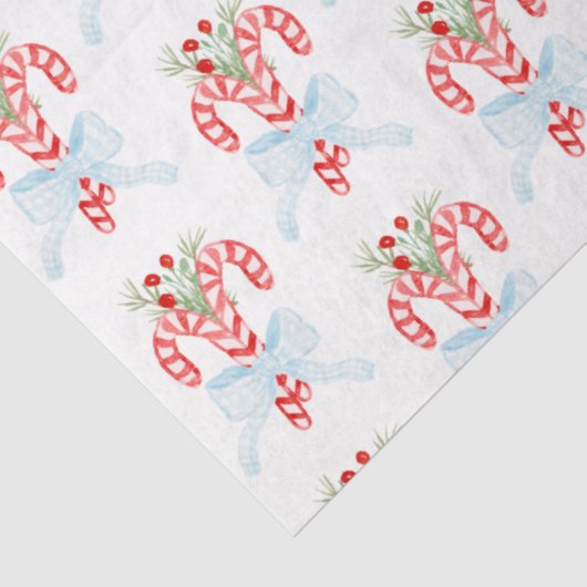 Papier Mousseline Bonbons d'aquarelle avec bonbon, Noël (Détail)