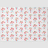 Papier Mousseline Bonbons d'aquarelle avec bonbon, Noël (Recto)