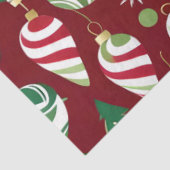 Papier Mousseline bonbons de noël ornements papier de tissu (Détail)