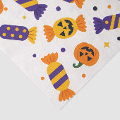Papier Mousseline Bonbons d'Halloween et Jack-o-Lanterns (Détail)