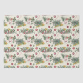 Papier Mousseline Bonbons, Jouets, Fleurs et Fruits (Recto)