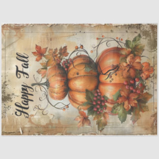 Papier Mousseline Bonjour automne