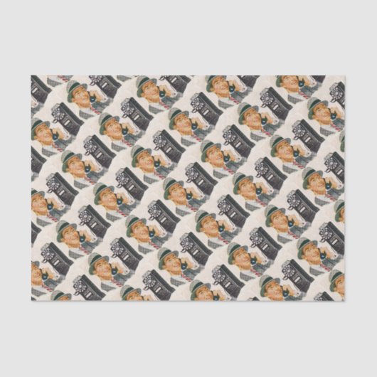 Papier Mousseline Bonjour, Mabel ? C'est Tony. (Recto)