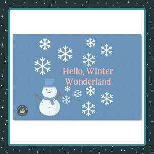 Papier Mousseline Bonjour, Winter Wonderland