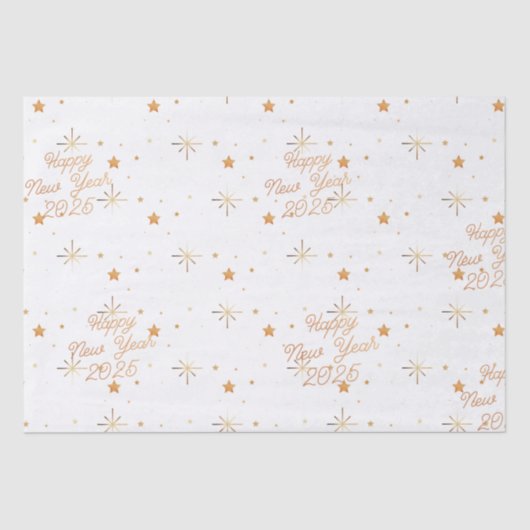 Papier Mousseline Bonne année (Recto)