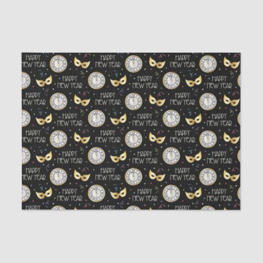 Papier Mousseline Bonne année (Recto)