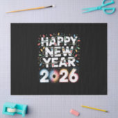 Papier Mousseline Bonne Année 2026 (Artisanat)