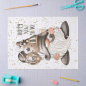 Papier Mousseline Bonne année Gnome (Artisanat)