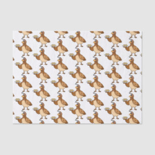 Papier Mousseline Bonne caille avec dessin animé d'oeufs