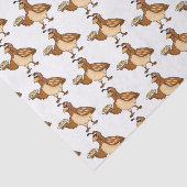 Papier Mousseline Bonne caille avec dessin animé d'oeufs (Détail)