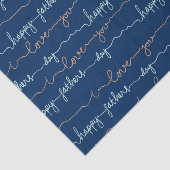 Papier Mousseline Bonne Fête des pères (Détail)