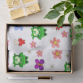 Papier Mousseline Bonne Grenouille En MOTIF Printemps (Cadeau)
