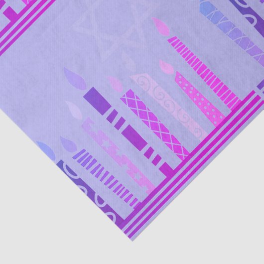 Papier Mousseline Bonne Hanoukka (Détail)