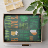 Papier Mousseline Bonne Saint Patrick's Day (Cadeau)