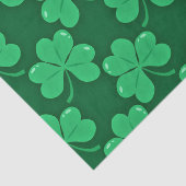 Papier Mousseline Bonne St. Patrick's Day shamrocks festifs (Détail)