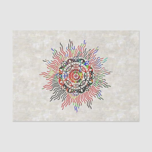 Papier Mousseline Bonnes vibrations (Recto)