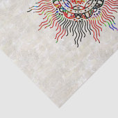 Papier Mousseline Bonnes vibrations (Détail)