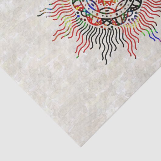 Papier Mousseline Bonnes vibrations (Détail)