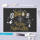 Papier Mousseline Boo Happy Halloween Whimsical Custom Cadeau Envelo (Artisanat)