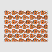 Papier Mousseline Boo Motif (Recto)