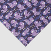 Papier Mousseline Boo Octopus mignon Violet Enfants Vêtements & Déco (Détail)
