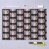 Papier Mousseline Boom Fantôme violet rose mou noir Halloween (Artisanat)