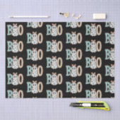 Papier Mousseline Boom Ghost Green Orange Cute Black Halloween (Artisanat)