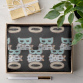 Papier Mousseline Boom Ghost Green Orange Cute Black Halloween (Cadeau)