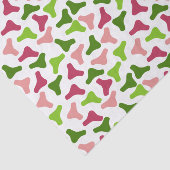 Papier Mousseline Boomerang simple Motif Tissu papier (Détail)