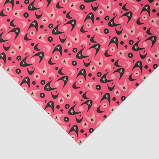 Papier Mousseline Boomerangs rétro (Détail)