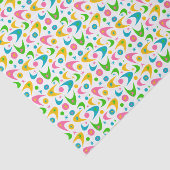 Papier Mousseline Boomerangs rétro (Détail)