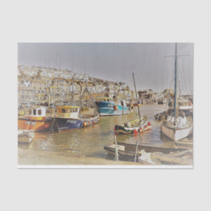 Papier Mousseline Bord de la mer cornouaillais