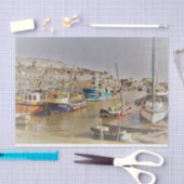 Papier Mousseline Bord de la mer cornouaillais (Artisanat)